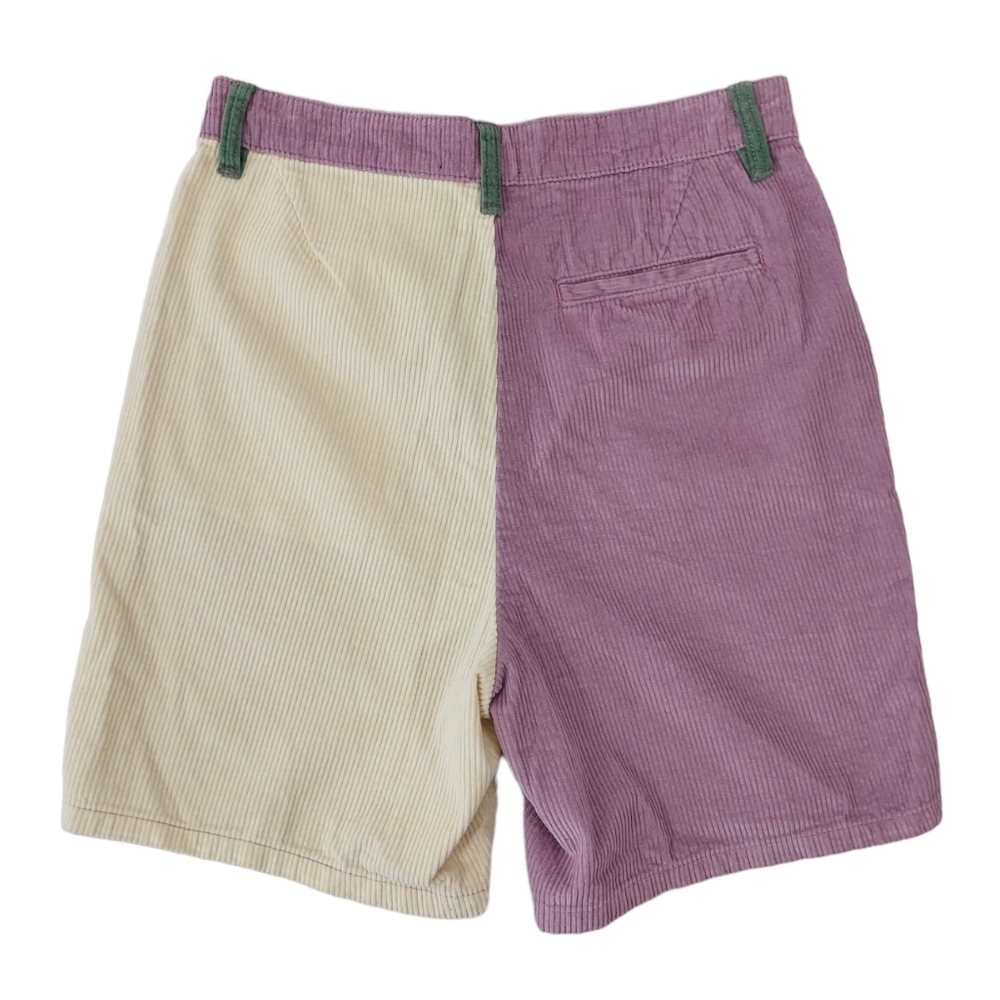 Asos Corduroy Color Block Button Fly Bermuda Shor… - image 8